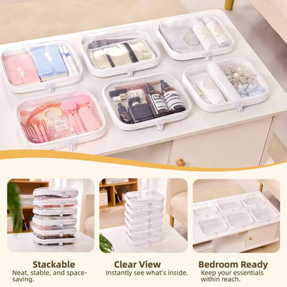 Plastic Clear Organizer Set