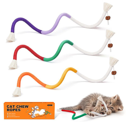 Clarixa Cat Interactive Dental Chew Ropes ( 3 pcs )